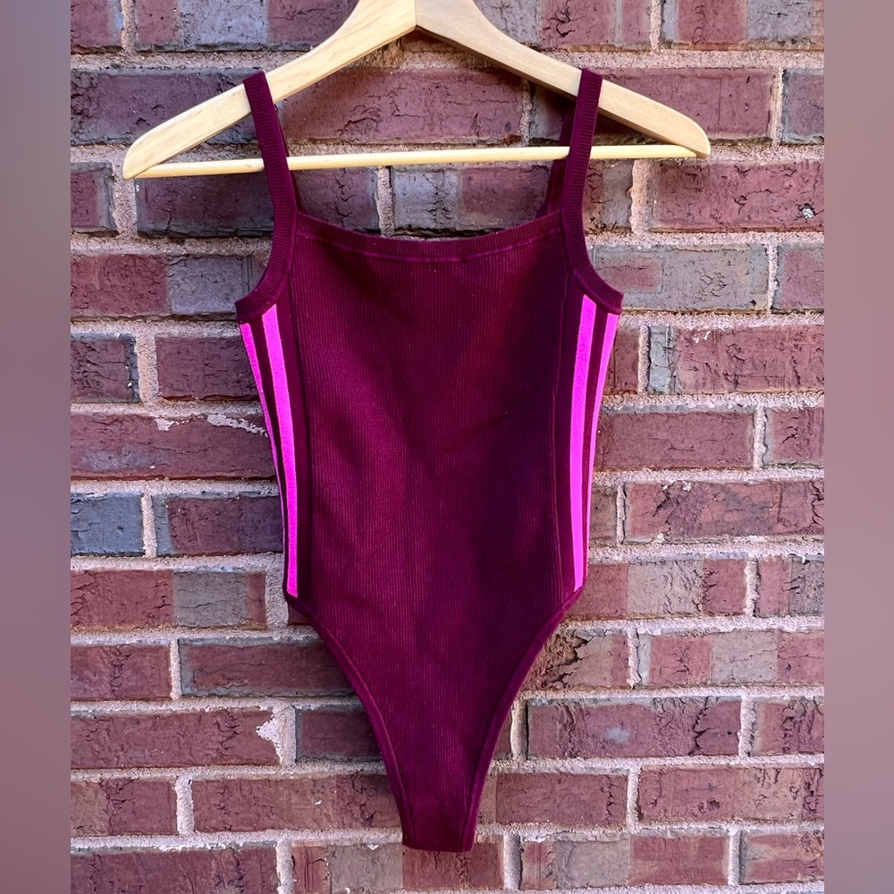 Adidas Ivy Park Body Suit Knit Size Medium Cherrywood✨